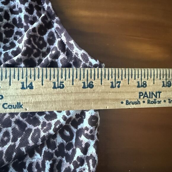 Altar'd State Rosa Dress Small Cheetah Animal Print Mini Ruffle Hem Stretchy EUC - Picture 10 of 12